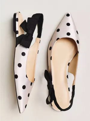 Maeve Side-Bow Slingback Flats size 9 brand new never worn thumbnail 1