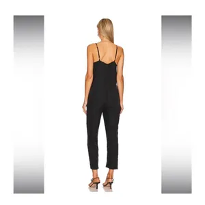 Hatch Blue Oversized Tapered Sleeveless Jumpsuit Small Maternity Lightweight thumbnail 10