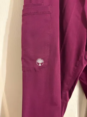 Healing Hands Wine Scrub Pants HH Women’s Works thumbnail 2