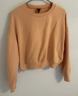 Wild Fable Pullover crewneck Sweater Orange XL normcore cozy everyday casual thumbnail 1