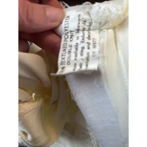 1970s Cream Prairie Dess Style Wedding Dress thumbnail 14