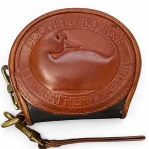 Dooney & Bourke Vintage Black All Weather Leather Wristlet Coin Wallet Purse thumbnail 1