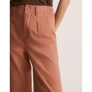 Madewell Neale Straight-Leg Pant Drapeweave Dried Rose High Rise Sz 6 859 thumbnail 4