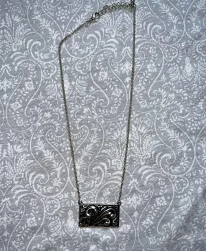 Western silver necklace thumbnail 1