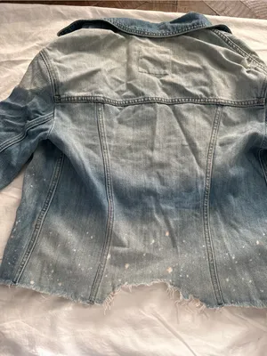 Hollister Light Blue Washed Denim Jacket with Faded Finish thumbnail 8