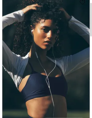 Alo Yoga Airlift Intrigue Bra Navy thumbnail 1