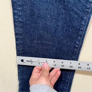 Madewell Women's The Curvy '90s Straight Leg Jeans dark blue wash denim size 23 thumbnail 6