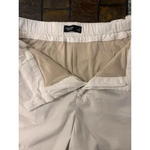 Simply Vera Vera Wang Womens Ivory Cream Linen Blend Paperbag Shorts Medium thumbnail 6