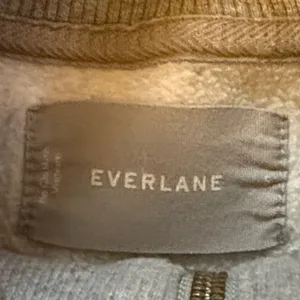 Everlane Gray Sweater High-Collar 1/4 Zip Sweatshirt Small Oversized thumbnail 4