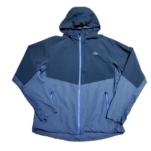 L.L. Bean Women's Jacket Size M Purple Zipper Black Gray 501120 Cordura Fabric thumbnail 1