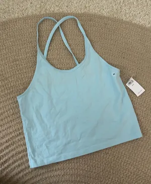 NWT American Eagle light blue crop top  thumbnail 1
