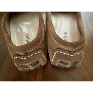 Osslue Women's Suede Leather Casual Penny Loafers Moccasin Driving Shoes 8.5 NEW thumbnail 2