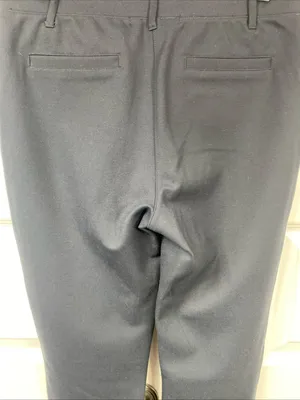 Quince Women's Black Ultra-Stretch Ponte Pant Straight Leg Career Pull On Small thumbnail 5