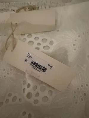 Altar'd State white wrap mini dress thumbnail 3