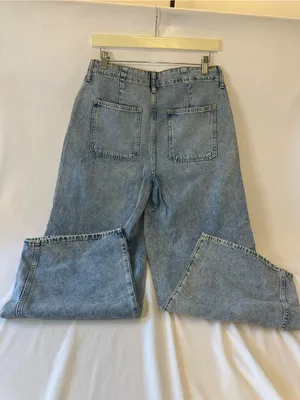 Old Navy Light Blue Wide-Leg Jeans thumbnail 6