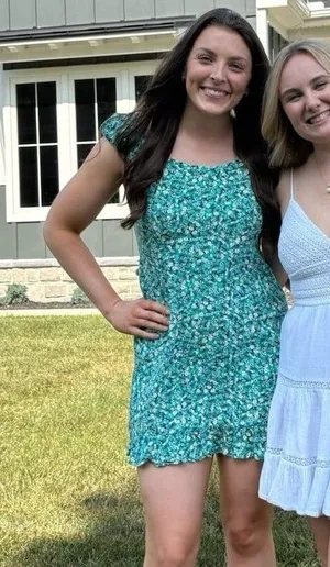 Green floral print puff sleeve mini dress thumbnail 1