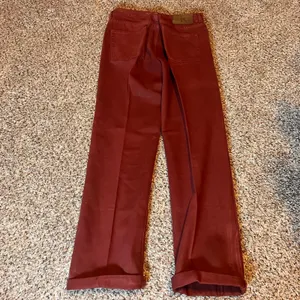 Calvin Klein Jeans Maroon Low‎ Rider High Rise Womens Size 9 Made In USA thumbnail 9