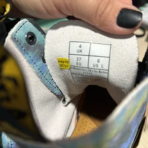 Dr‎ Martens boots 1460 Pascal Tie Dye Blue Pattern Boot size 6 moto boho thumbnail 5