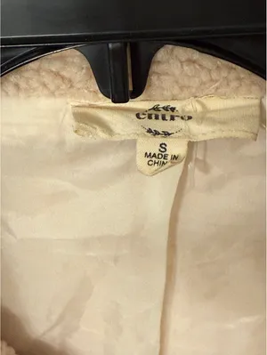 Entro colorblock Sherpa Fleece shacket size Small oversized thumbnail 3