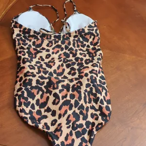 Source Unknown Leopard safari cheetah animal one piece halter bathing suit thumbnail 6