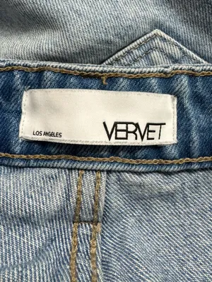 Vervet Distressed Split Hem Straight Jeans Women’s 28 thumbnail 3
