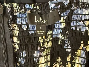 Lulu’s Started with a Kiss Floral Tie Strap Midi Dress thumbnail 5