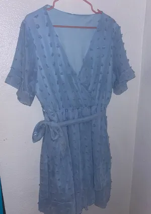 Baby blue dress Size 1X thumbnail 1