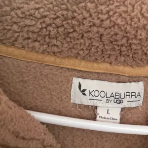 Koolaburra by UGG Sherpa Fleece Quarter Zip Pullover Women’s Size Large Brown thumbnail 4
