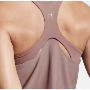 ✨Athleta Ultimate 2-in-1 Support Chocolate Sz Small Top✨ thumbnail 5