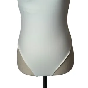 Good American Bodysuit Womens Small White Scoop‎ Neck Adjustable Straps Layering thumbnail 6