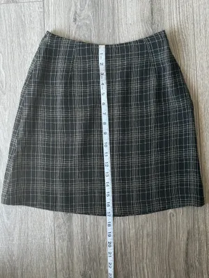 Banana Republic A-Line Plaid Mini Skirt thumbnail 5