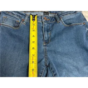 Sincerely Jules Blue Flare Jeans Mid Wash Wide Leg mid rise size 5/27 casual thumbnail 3