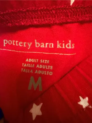red star Pottery Barn Kids adult/women’s size M pajama set thumbnail 9