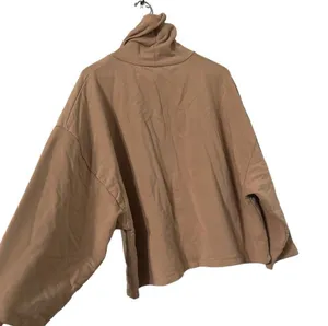 Aritzia Babaton Group Tan Funnel Neck Turtleneck Sweatshirt Sweater Top thumbnail 5