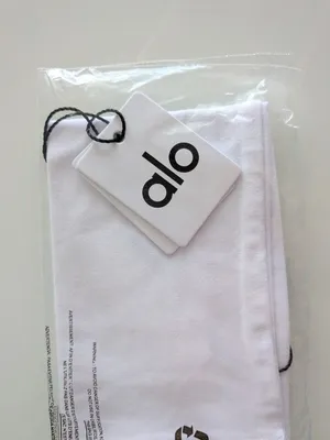 Alo Yoga Performance Conquer Headband White One Size Unisex Yoga A0518U NWT thumbnail 4