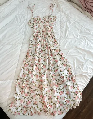 West of Melrose floral maxi dress thumbnail 4