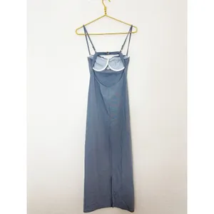 Montce Swim X Olivia Culpo Dark Denim Petal Long Slip Dress Size Medium thumbnail 13