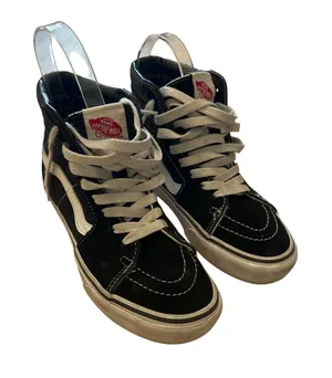 Vans Skateboard Shoe Black Sk8-Hi Hightop Size Men 3.5 / Women 5.0 thumbnail 1