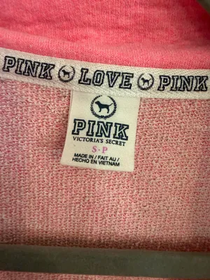 Pink quarter zip pullover thumbnail 2