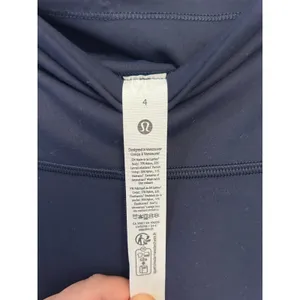 NWT Lululemon Wunder Train HR Tight 25" with Pockets size 4 25” True Navy thumbnail 5