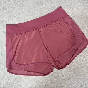 Lululemon Over & Above High Rise Train Short in Misty Merlot Size 12 thumbnail 5