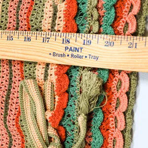 Polo Ralph Lauren Striped Pointelle Knit Sweater Tee Women S Crochet Multicolor thumbnail 8