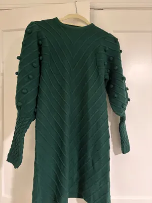 Vestique Green Sweater Dress thumbnail 1