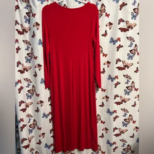A New Day Ribbed stretchy Long Sleeve Maxi Dress thumbnail 2