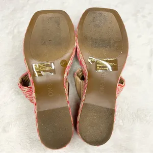 ON 34th Pink & Cream Norina Woven Platform Wedge Sandals Espadrilles Size 6 thumbnail 15