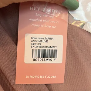 Birdy Grey Mauve Bridesmaid Maxi Dress thumbnail 7
