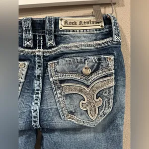Rock Revival Beet Red Mid-Rise Skinny Stretch Jean thumbnail 14