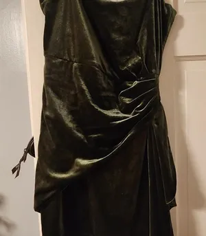 Majorelle dress from revolve. Dark green thumbnail 3
