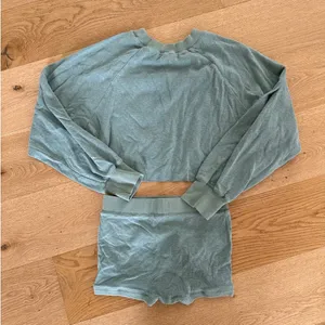 My Mum Made It - Loungewear Shorts and Sweatshirt Set in Green thumbnail 4