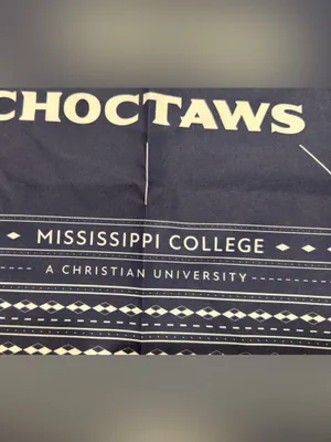 Mississippi College Choctaws Navy Bandana Scarf thumbnail 2